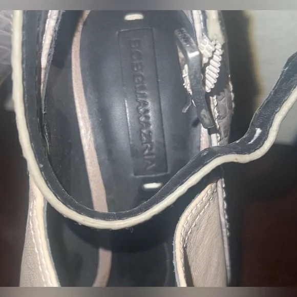 Gorgeous NWOT All leather BCBG Max Azria open toe shoe size 8/38 - Picture 5 of 9